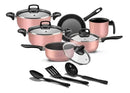 Jogo de Panelas Antiaderente 9 Peças - Rosé