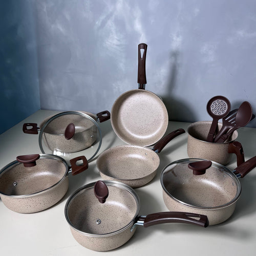 Jogo De Panelas 10 Peças Bianco Antiaderente - Bianco