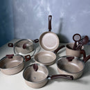 Jogo De Panelas 10 Peças Bianco Antiaderente - Bianco