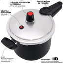 Panela De Pressão 4,5 Litros Antiaderente Fechamento Externo