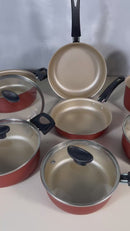 Jogo de Panelas Antiaderente 10 Peças - Cereja