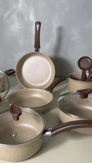 Jogo De Panelas 10 Peças Bianco Antiaderente - Bianco